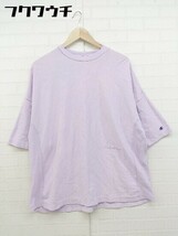 ◇ Champion チャンピオン REVERSE WEAVE 半袖 Tシャツ カットソー サイズM パープル メンズ_画像2