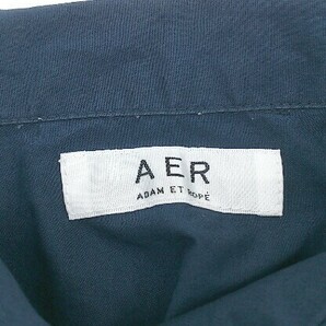 ◇ ADAM ET ROPE アダムエロペ 半袖 シャツ サイズM ネイビー系 メンズの画像4