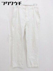 ◇ tk.TAKEO KIKUCHI ティーケータケオキクチ コットン パンツ サイズ26 ホワイト メンズ