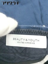 ◇ BEAUTY & YOUTH ビューティアンドユース UNITED ARROWS リネン100% ハーフ ショート パンツ サイズM ネイビー メンズ_画像4