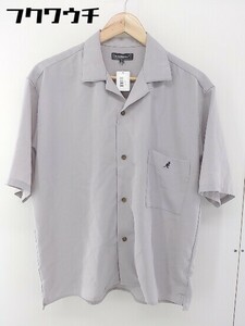 ◇ KANGOL カンゴール 半袖 シャツ サイズM グレー系 メンズ