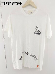 ◇ Tony Taizsun トニータイズサン プリント 半袖 Tシャツ カットソー サイズM ホワイト メンズ