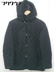 ■ SUIT SELECT スーツセレクト キルティング フード 中綿 ジャケット サイズS ブラック メンズ