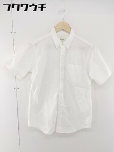 ◇　◎ BEAMS ビームス 半袖 シャツ サイズS ホワイト メンズ