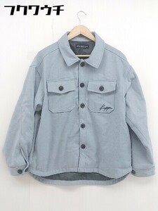 ■ KAPPA カッパ 長袖 シャツ ジャケット サイズM ライトブルー メンズ