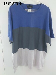 ◇ HARE ハレ 半袖 Tシャツ カットソー サイズ M ブルー グレー系 メンズ
