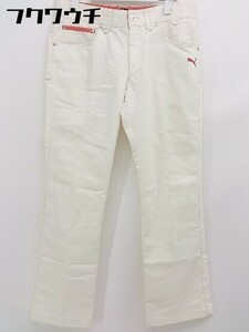 ◇ PUMA プーマ デニム パンツ サイズ79 アイボリー系 メンズ