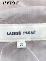 ◇ LAISSE PASSE レッセパッセ バックジップ　フレンチスリーブ オールインワン サイズ38 ベージュ メンズ_画像4