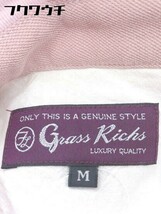 ◇ GRASS RICHS グラスリッチ 長袖 シャツ サイズM ピンク系 メンズ_画像7