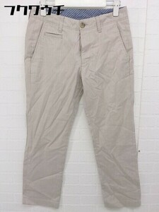 * TAKEO KIKUCHI Takeo Kikuchi cropped pants 7 minute height pants size 0 beige men's 