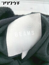■ BEAMS ビームス リバージブル 長袖 コート サイズM ブラック メンズ_画像4