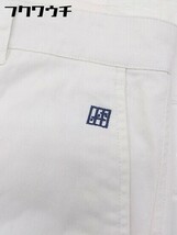 ◇ SUI-GEN スイゲン HIROKO KOSHINO STUDIO ストレッチ ロゴ 刺繍 パンツ サイズ79 ホワイト メンズ_画像4