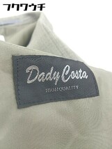 ◇ Dady Costa ダディコスタ ネーム刺繍あり 長袖 テーラード ジャケット サイズA6 グレー系 メンズ_画像4