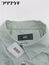 ◇ HARE ハレ 長袖 シャツ サイズS ミントグリーン メンズ_画像5