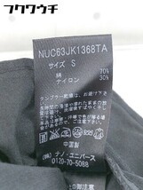 ◇ nano universe ナノ ユニバース 3B シングル 長袖 テーラード ジャケット サイズS ブラック メンズ_画像4