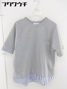 ◇ arnold parmer timless アーノルドパーマー タイムレス レイヤード 半袖 Tシャツ カットソー サイズ3 グレー メンズ