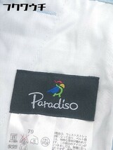 ◇ PARADISO パラディーゾ ステッチ ストレートパンツ ゴルフウエア サイズ 79 ブルー メンズ_画像5