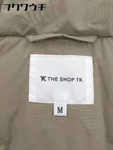 ■ THE SHOP TK ザショップティーケー ジップアップ 長袖 中綿ジャケット サイズM ブラウン メンズ_画像4