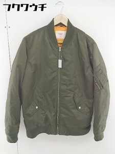 ◇ browny vintage ブラウニービンテージ 中綿 長袖 MA-1 ブルゾン サイズ L カーキ メンズ