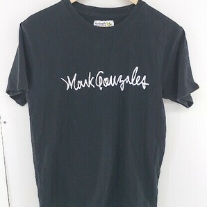 ◇ MARK GONZALES マークゴンザレス プリント クルーネック 半袖 Tシャツ カットソー サイズM ブラック メンズの画像1