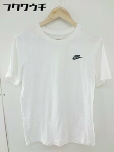 ◇ NIKE ナイキ スウッシュ 半袖 Tシャツ カットソー サイズS ホワイト メンズ