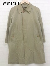 ■ DAKS ダックス 比翼 ステンカラー コート サイズA4-97.5 ベージュ系 メンズ_画像2