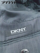 ◇ DKNY ダナキャランニューヨーク ストライプ 長袖 テーラード ジャケット サイズ38 グレー メンズ_画像4