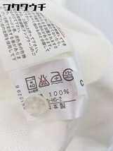 ◇ ◎ DAKS ダックス ロゴ 半袖 ポロシャツ サイズL ホワイト メンズ_画像6