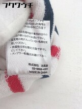 ◇ wjk ダブルジェイケイ ボーダー 半袖 Tシャツ カットソー サイズS ホワイト ネイビー レッド系 メンズ_画像6