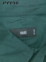 ◇ HARE ハレ 長袖 シャツ サイズ M ダークグリーン メンズ_画像4