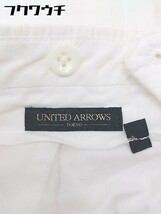 ◇ UNITED ARROWS ユナイテッドアローズ スラックス パンツ サイズ48 ホワイト メンズ_画像4