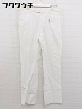 ◇ UNITED ARROWS ユナイテッドアローズ スラックス パンツ サイズ48 ホワイト メンズ_画像1