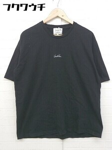 ◇ Arnold Palmer アーノルドパーマー ロゴ　刺繍　 七分袖 Tシャツ カットソー サイズLL ブラック　ホワイト メンズ