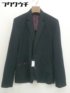 * * THE SHOP TK The магазин чай ke-2B необшитый на спине длинный рукав tailored jacket размер 2 черный мужской 