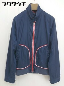 ◇ BEAMS ビームス 長袖 ジップアップ ジャケット ジャンパー ネイビー ブラック系 メンズ