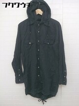 ◇ ◎ TAKEO KIKUCHI タケオキクチ 長袖 ロング ジャケット サイズ4 ブラック メンズ_画像2