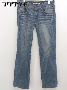 ◇ Levi's ダメージ加工 ウォッシュ加工 ロールアップ パンツ サイズ27インチ インディゴ メンズ