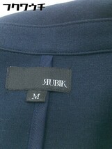 ◇ RUBIK ルービック 2B 長袖 テーラードジャケット サイズM ネイビー メンズ_画像4