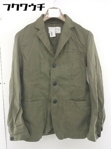 ◇ green label relaxing グリーンレーベル UNITED ARROWS 長袖 シャツ ジャケット サイズS カーキ メンズ