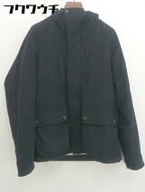 ■ green label relaxing UNITED ARROWS ジップアップ フード 中綿 ジャケット サイズM ブラック メンズ_画像2