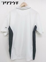 ◇ ◎ TOURSTAGE ツアーステージ 半袖 ポロシャツ サイズLL ホワイト ブラック メンズ_画像3