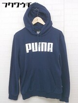 ◇ PUMA プーマ 長袖 パーカー サイズUS EUR XS ネイビー系 メンズ_画像2