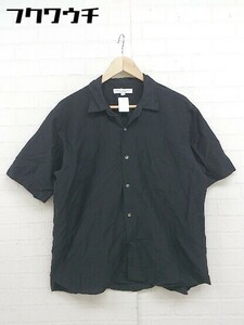 ◇ URBAN RESEARCH アーバンリサーチ 半袖 シャツ サイズL ブラック メンズ