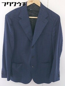 ◇ green label relaxing UNITED ARROWS 3B シングル 長袖 テーラード ジャケット サイズ48 ネイビー系 メンズ