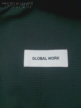◇ GLOBAL WORK グローバルワーク ジップアップ メッシュ 長袖 ブルゾン サイズ M ブラック メンズ_画像6