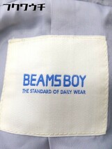 ■ BEAMS BOY ビームス ボーイ ウール 長袖 コート グレー メンズ_画像4