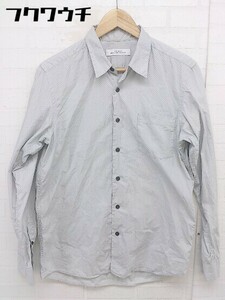 ◇ ◎ green label relaxing グリーンレーベル UNITED ARROWS 長袖 シャツ サイズM グレー ホワイト メンズ