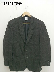 ■ GRASS MEN'S 2B シングル 長袖 テーラード ジャケット サイズM ブラウン系 メンズ