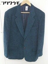 ■ pierre cardin ピエール カルダン 総柄 シルク混 テーラード ジャケット サイズ96A6 ブルー系 メンズ_画像1