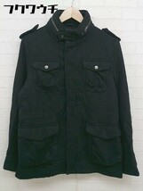 ◇ BACK NUMBER バックナンバー 2WAY 長袖 ジャケット ブルゾン サイズM ブラック メンズ_画像1